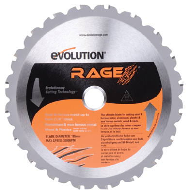 Evolution 20T Tungsten Carbide Tipped Multi-Purpose Blade, 7-1/4"