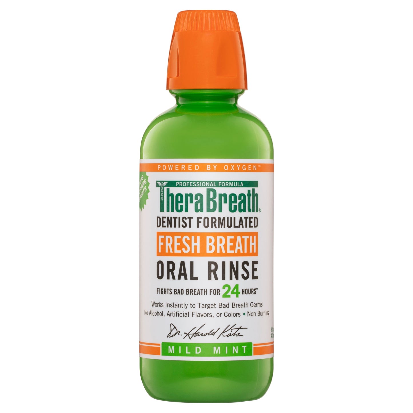 TheraBreath Fresh Breath Oral Rinse Mild Mint 473ml
