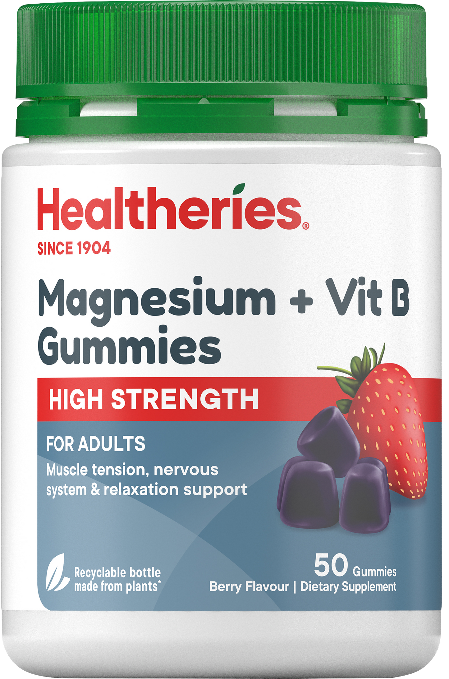 High Strength Magnesium + Vit B Gummies