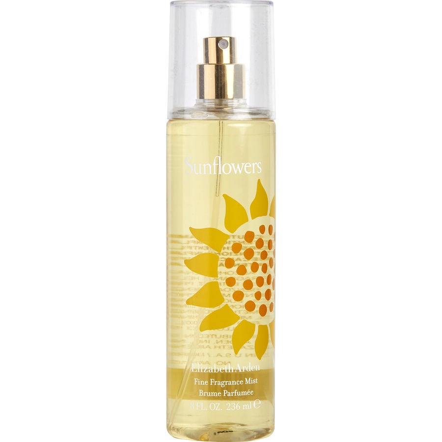 Sunflowers by elizabeth arden body spray mist 8 oz