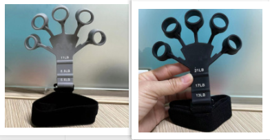 "Finger Strength Trainer: Silicone Grip Stretcher"