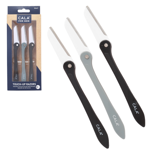 CALA TOUCH-UP RAZORS FOR MEN 3PC SET