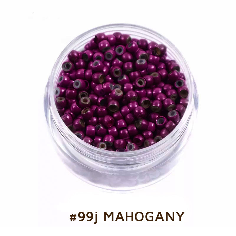 Nano Beads 3mm Silicone Lined for Hair Extensions 200 Pcs