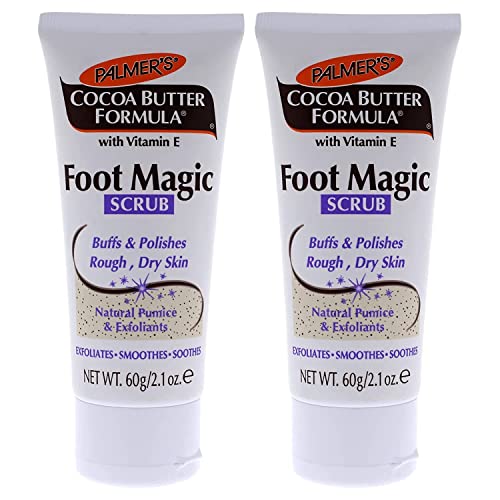 Palmers Cocoa Butter Foot Magic Scrub 2.1 Ounce (62ml) (2 Pack)