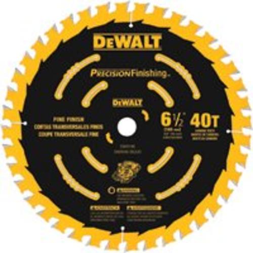 DeWalt DW9196 40-Teeth Finishing Circular Saw Blade, 6-1/2"