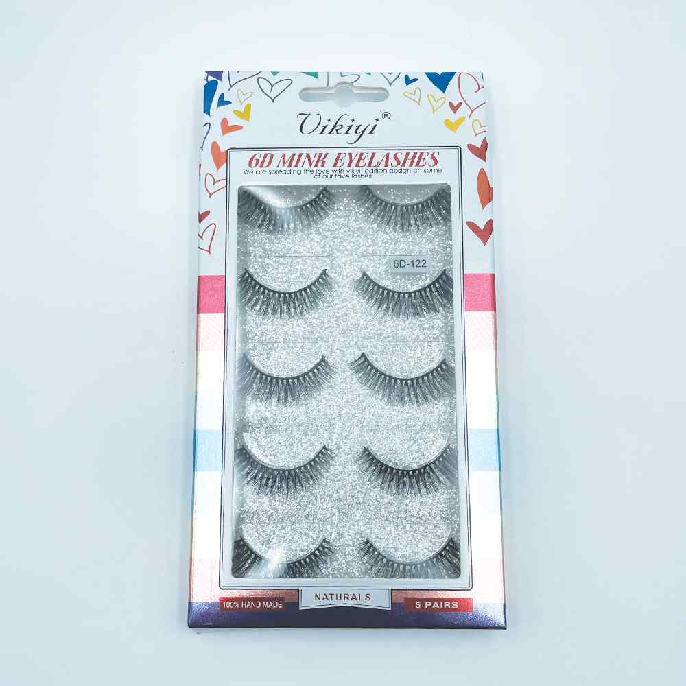 Vikiyi Mink Eyelashes Style M122 5pk
