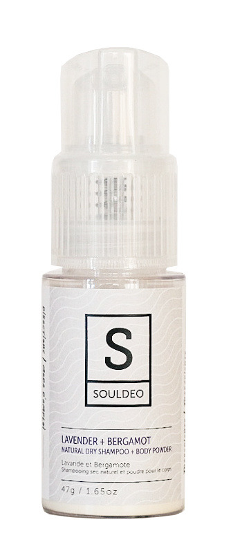 SoulDeo Naturals - Dry Shampoo, Lavender Bergamot, 47 g