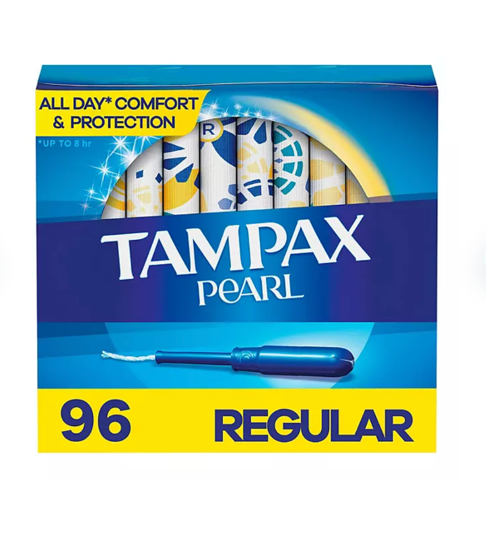 Tampax Pearl Regular Tampons, Unscented (96 ct.)