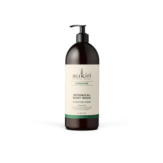 Sukin Signature Botanical Body Wash Pump 1L