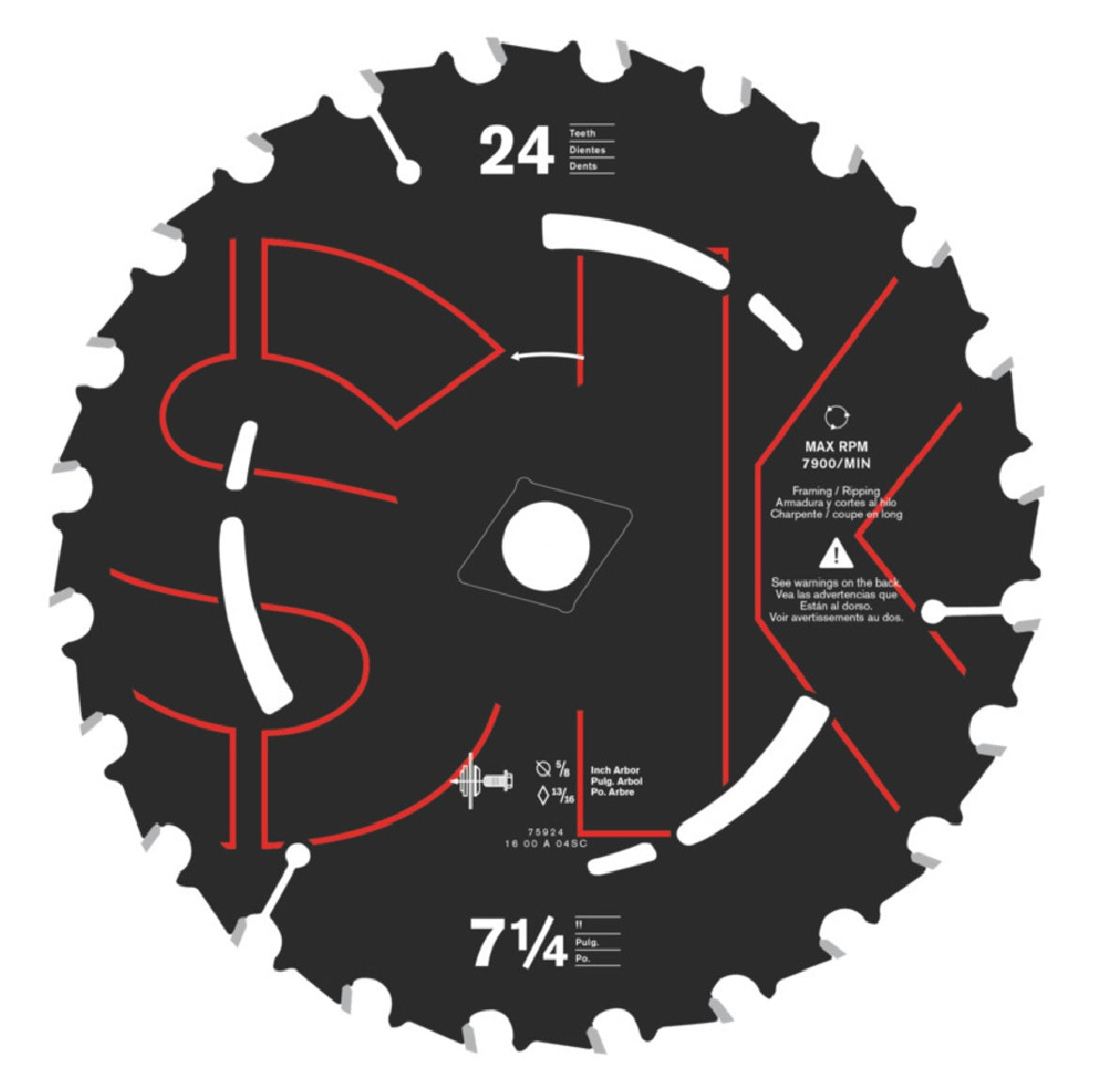 Skilsaw 75924 Framing Saw Blade, Carbide