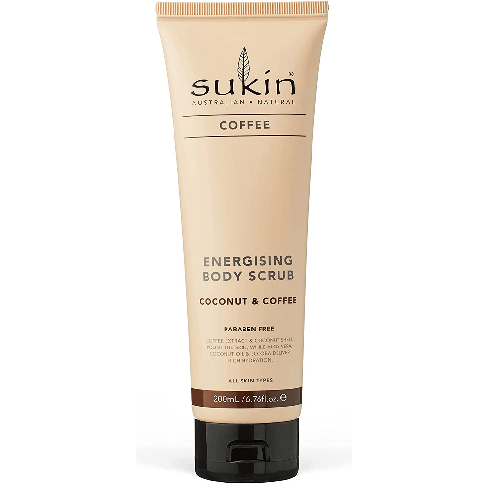 Sukin Natural Energising Body Scrub Coconut & Coffee 200mL