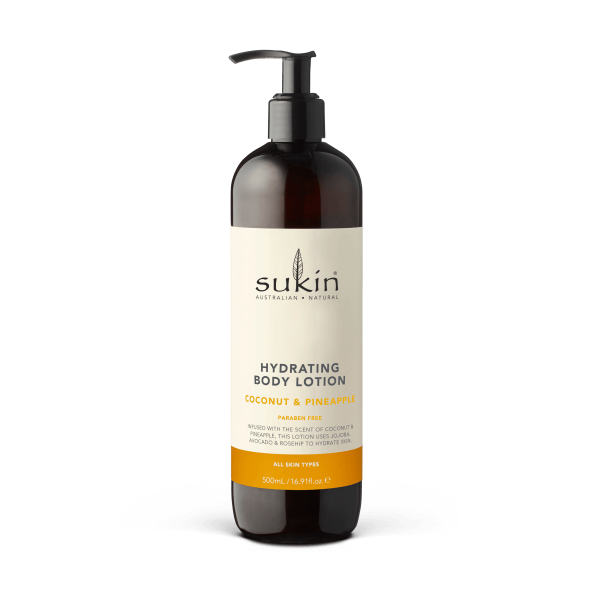 Sukin HYDRATING Body Lotion Coconut & Pineapple 500mL