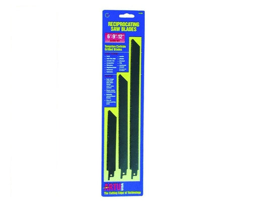 Artu Usa 01800 3Pc Reciprocatingsaw Blade Set