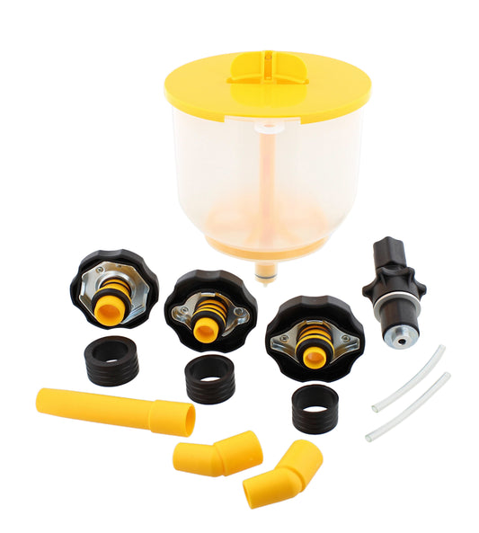 No Spill AC Radiator Funnel Fill Kit - Spill Proof Coolant Flush Set
