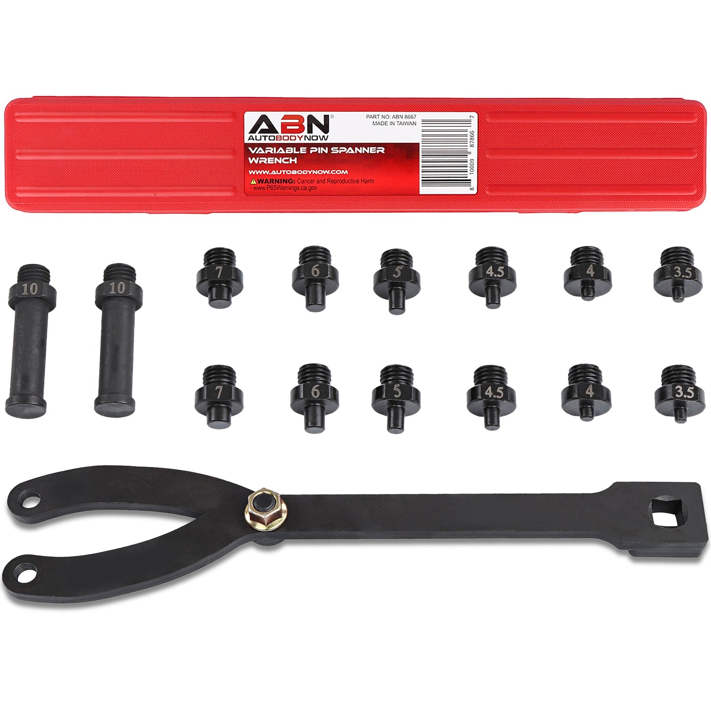 Cylinder Spanner Wrench Set - Pin Spanner Wrench and Variable Pins