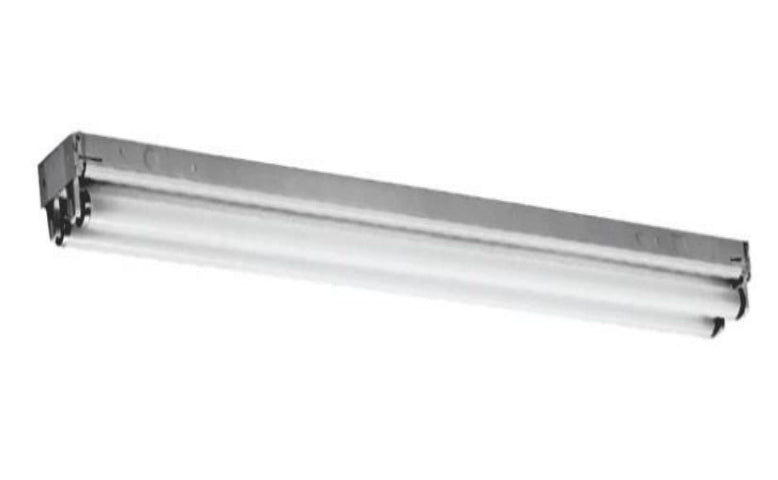 Lithonia Lighting C232MVOLT-GEB10IS 2-Light Gloss White Fluorescent Strip Light