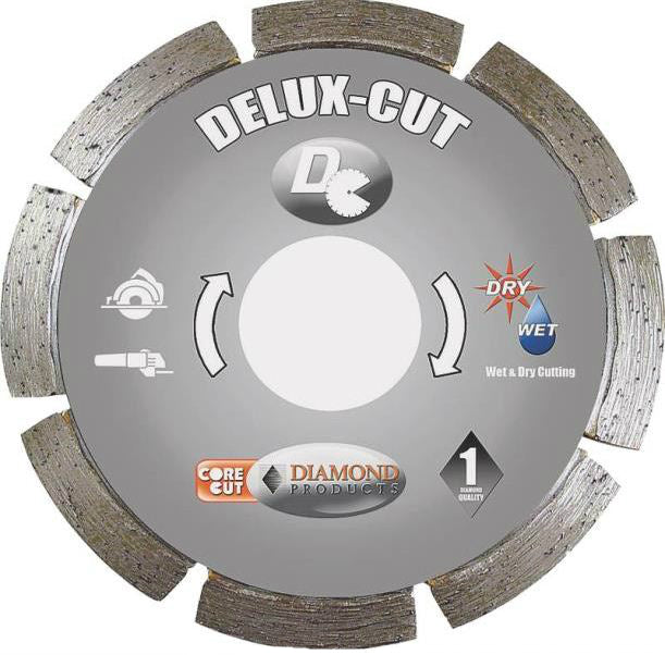 Diamond Products 22783 Delux-Cut Saw Blades, 6" x .080" x 7/8"