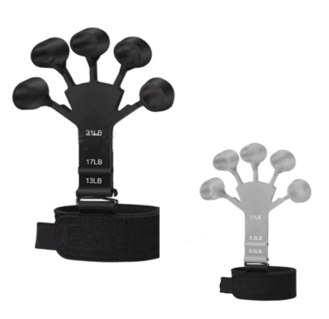 "Finger Strength Trainer: Silicone Grip Stretcher"