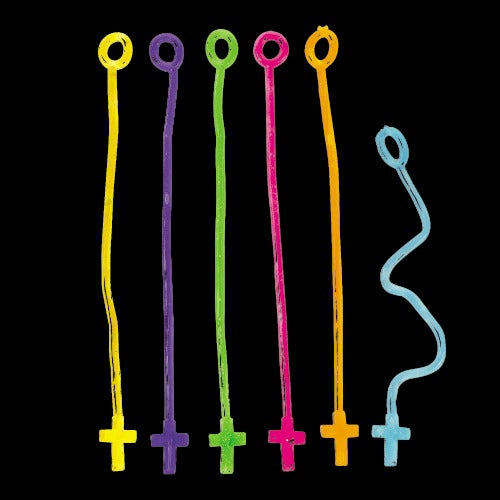 Glow Religious Sticky Crosses
