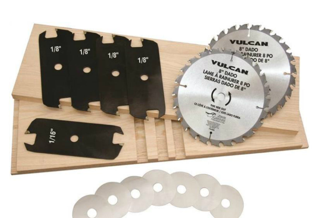 Vulcan 416371OR Dado Saw Blade Set, 8"