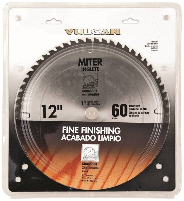 Vulcan 391281OR Thin Kerf Design Circular Saw Blade, 12" Dia