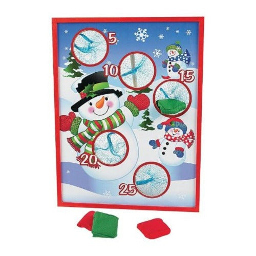 Snowman Bean Bag Toss Game Set