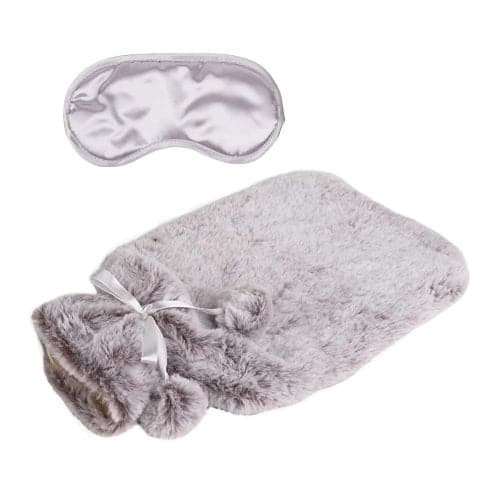 Relaxus Hot Water Bottle & Eye Shade Set