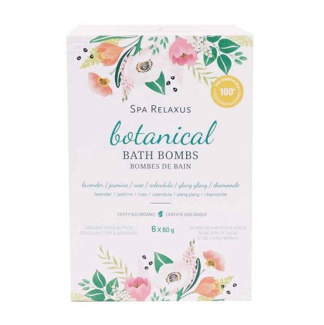 Relaxus Spa Relaxus Botanical Bath Bombs 6 x 60g Gift Set