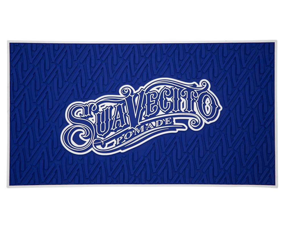 Blue OG Script Barber Mat