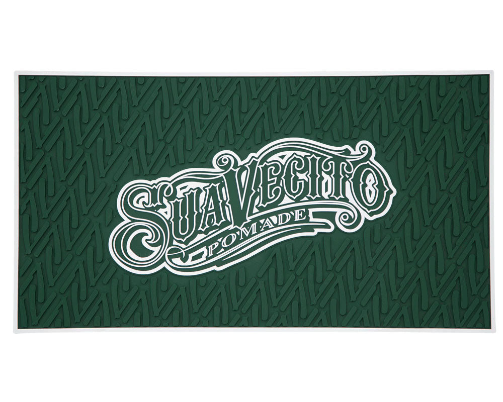 Green OG Script Barber Mat