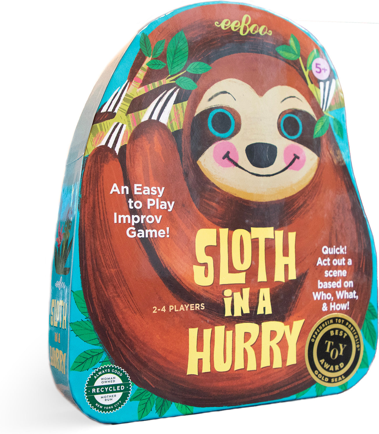 Sloth in a Hurry Shaped Spinner Game