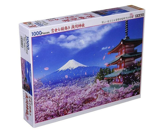 Mount Fuji And Sakura Puzzle (1000 Pieces)