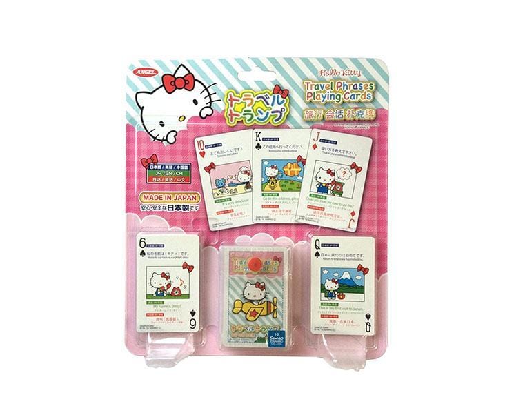 Hello Kitty Travel Phrases Playing Cards