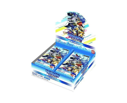 Digimon Cards Booster Box: New Evolution