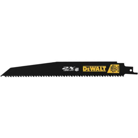 DeWalt® DWA4169 2X Reciprocating Saw Blade, 6 TPI, 9", 5-Pack