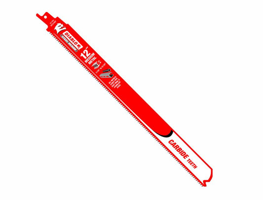 Diablo DS1210CF3 Steel Demon Carbide Recip Blade for Medium Metal Cutting, 10-TPI, 12", 3-Pack