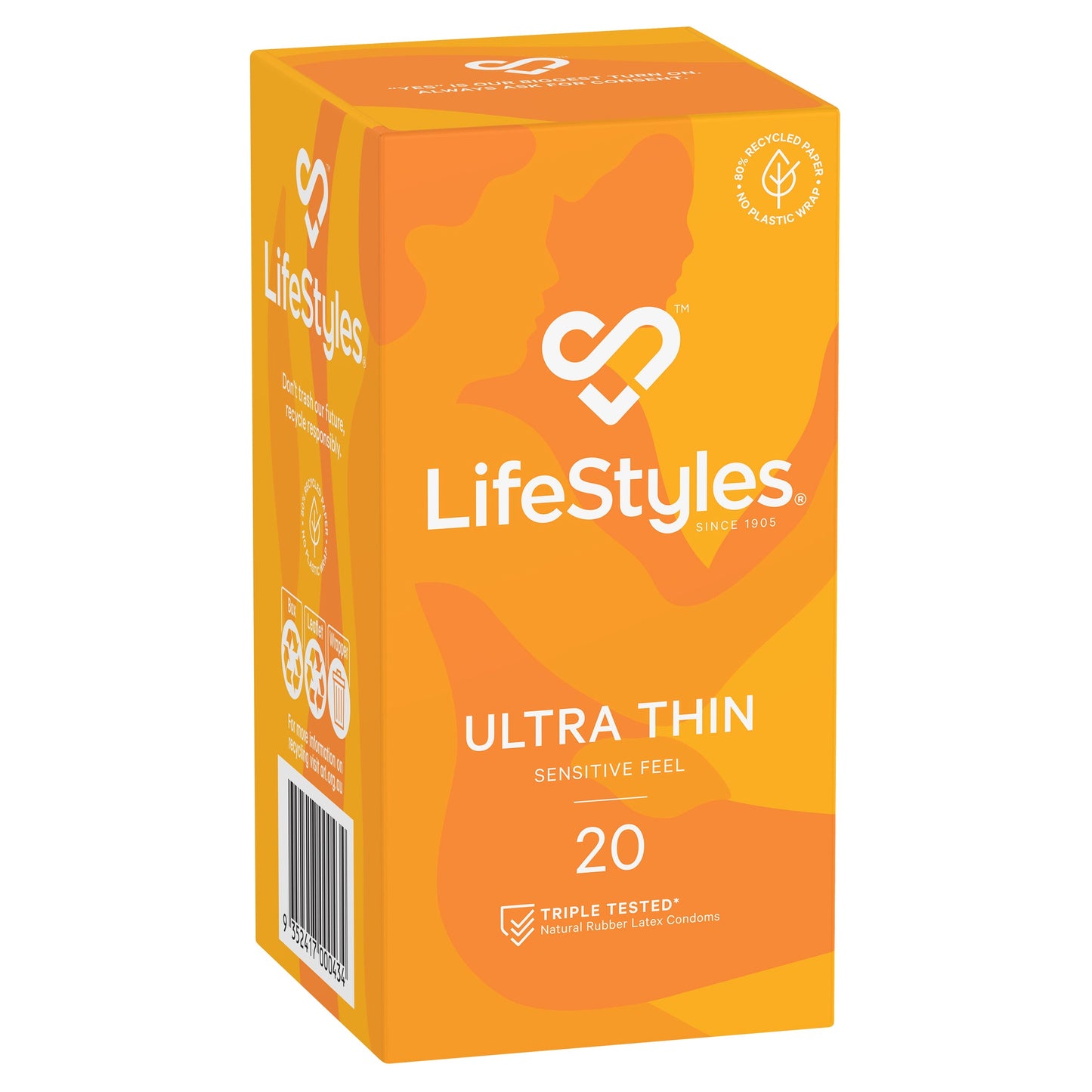 LifeStyles Ultra Thin Condoms 20 Pack