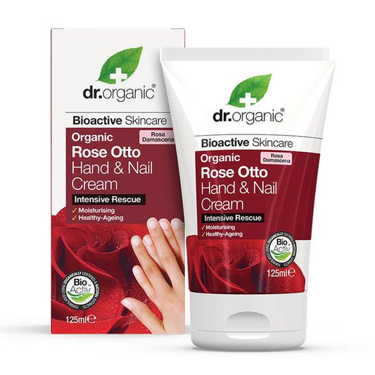 Dr. Organic Rose Otto Hand and Nail Cream 125ml