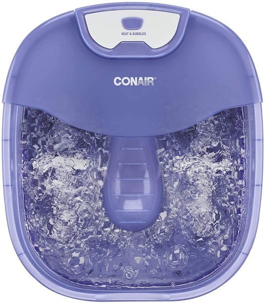 Conair Heat Sense Premium Foot Spa/Pedicure Spa with Massaging Foot Rollers, Bubbles and Heat