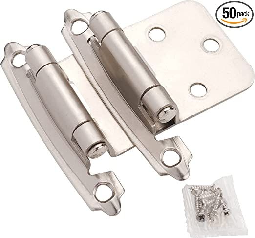 Satin Brushed Nickel Cabinet H-25/ 2 count