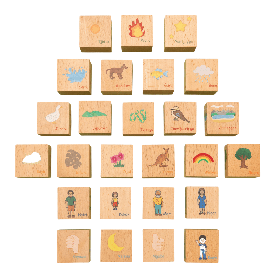 Languages of our Nation Wooden Blocks