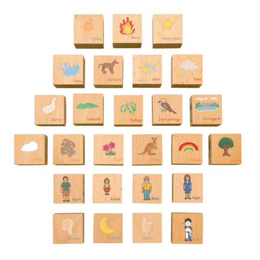 Languages of our Nation Wooden Blocks