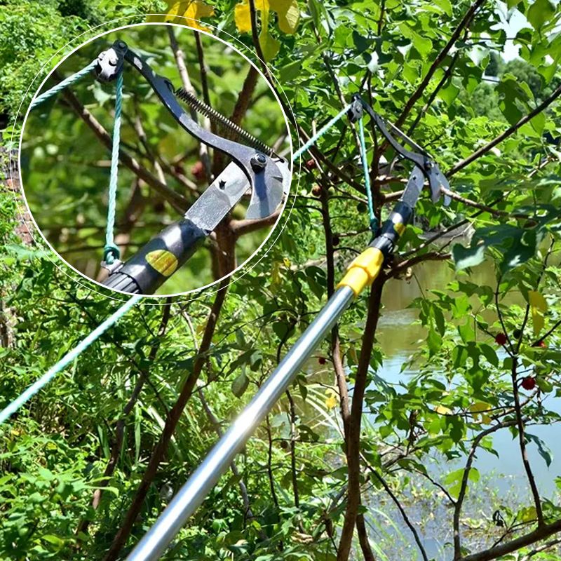 High-Altitude Pruning Shears with Pulley