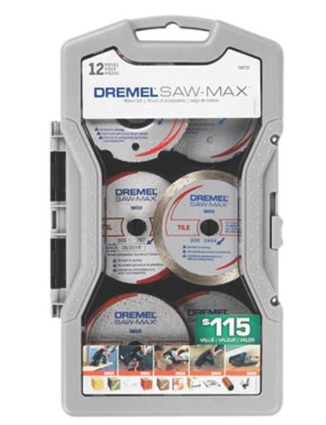 Dremel SM710 Saw-Max Oscillating Tool Blade Set, 12 Pieces