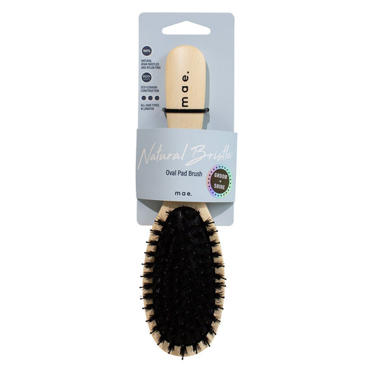 MAE Brush Natural Bristle Oval Pad