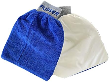 Flipper FLIP-MITT 2 in 1 Dual-Sided Terry Cloth and Microfiber All-Purpose Cleaning Mitt - 2 Pack