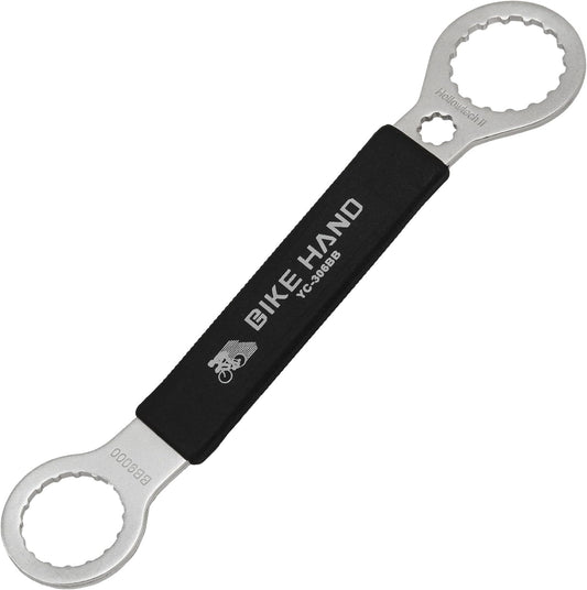 BIKE HAND Bicycle Bottom Bracket Tool - Compatible with Shimano Hollowtech II/BB9000, BBR60, M8000, Sram Dub, Truvativ GXP, FSA Mega EVO or Campagnolo Ultra-Torque