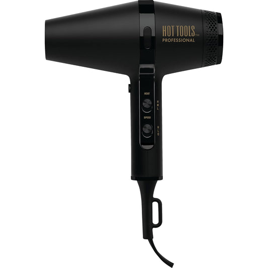 HOT TOOLS Pro Artist Black Gold Infrared Ionic¬™ Salon Dryer | Fast Drying, Styling and Smooth Results (Black)