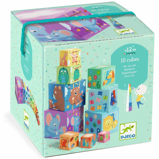 Djeco Rainbow Blocks & Towers