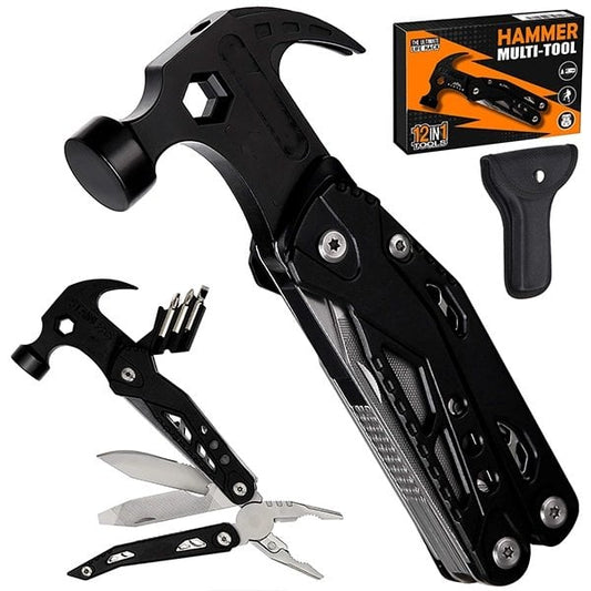 🔥🔥18-in-1 special outdoor portable multifunctional mini safety hammer